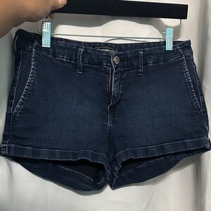 Abercrombie & Fitch Dark Indigo Jean Shorts